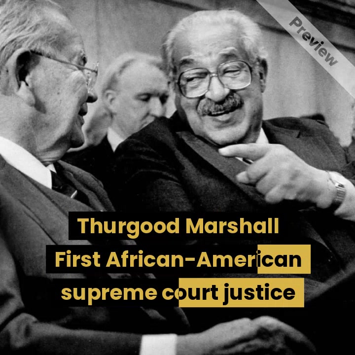 Black History Month | Thurgood Marshall Video Template